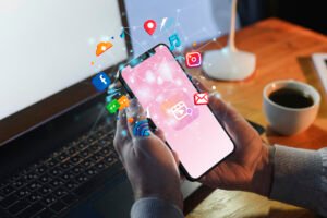 balanced organic and paid social media strategy